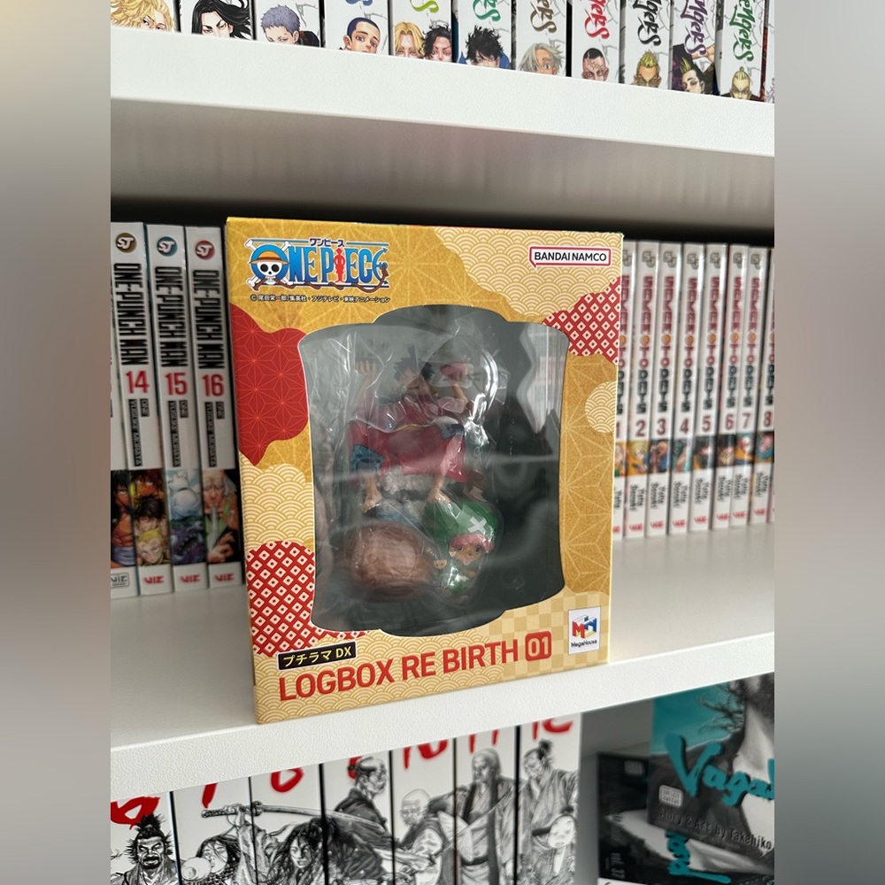 One Piece Petitrama DX Log Box Rebirth Monkey D. Luffy Figure